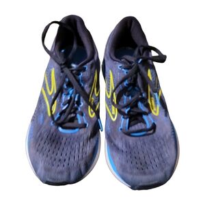 Brooks Glycerin GTS 19 Mens Size 8 No Soles Blue Yellow